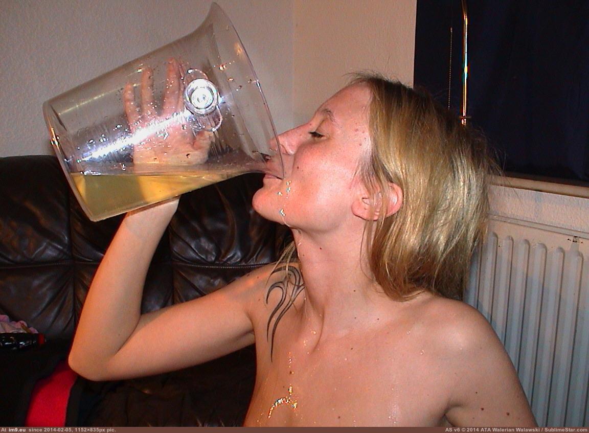 Blonde piss drinking anal teen