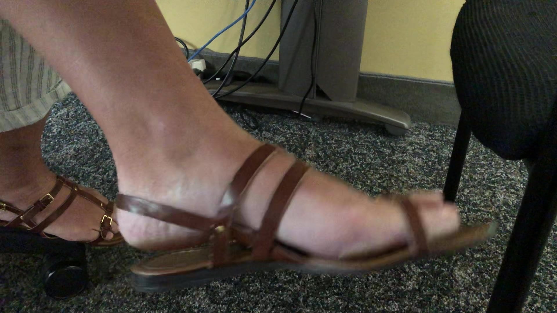 best of Candid coworker feet