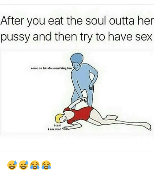 Eating soul pussy while watch