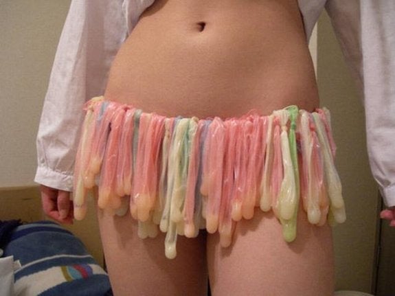 Minty reccomend condom skirt