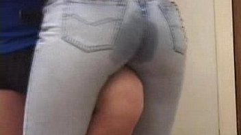 Wetting jeans while waiting