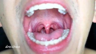 Countess reccomend long uvula and huge throat