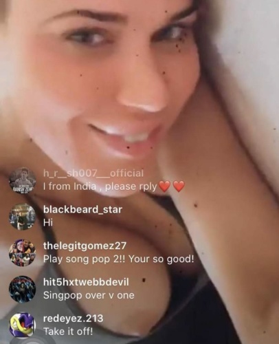 Chirp reccomend michell nipple instagram live