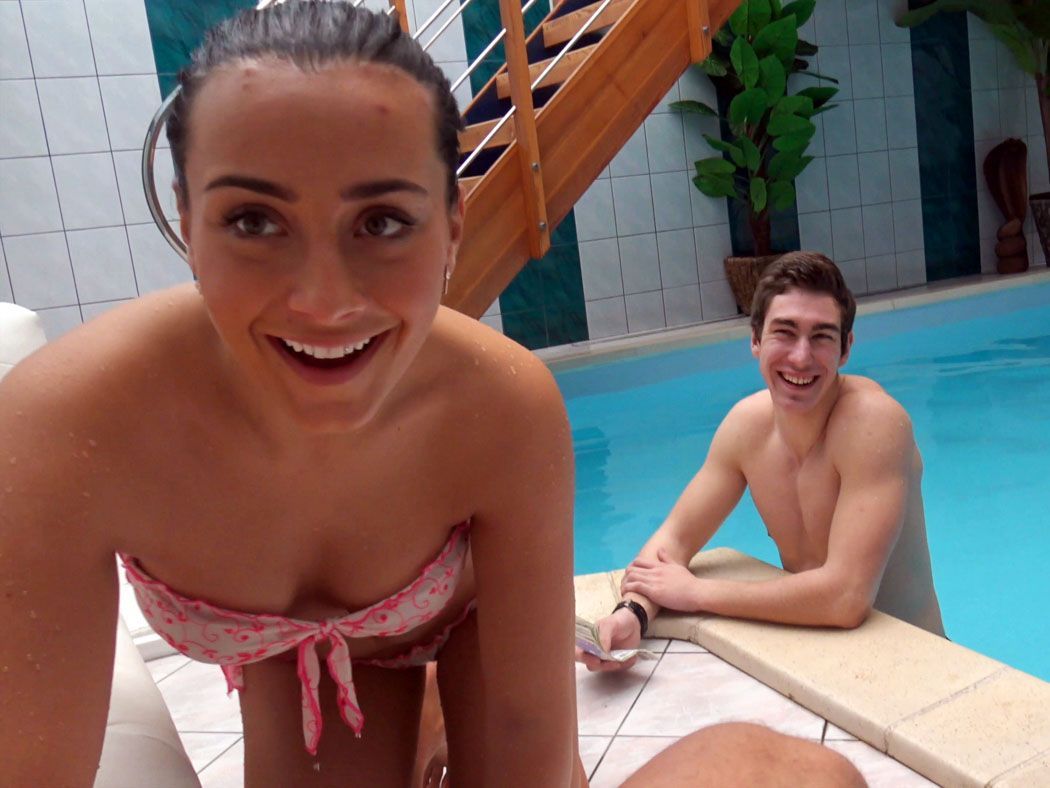 Master recommendet Wife hotel pool holiday vs boy.
