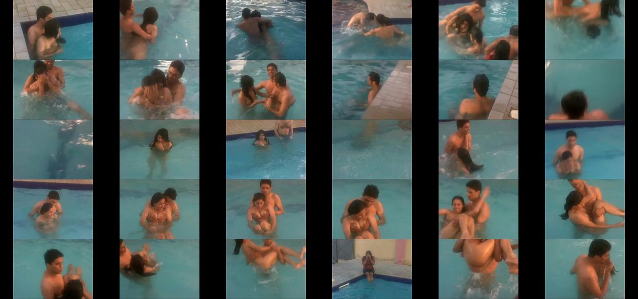 Teen indian students playing nude pool pics