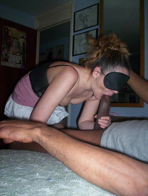 best of Blindfold tricked interracial