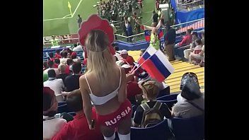 World cup russian and mexican girls kiss