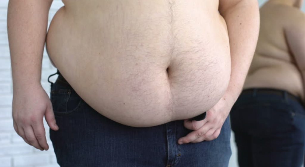 Fat belly jeans