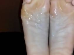 Cum inside feet
